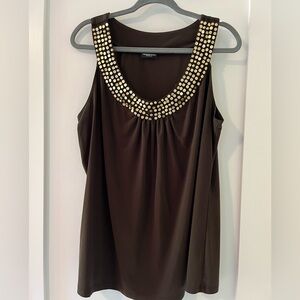 Chocolate and Gold tank